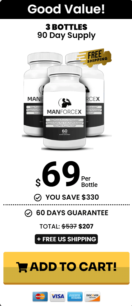 ManForceX price 3 bottle
