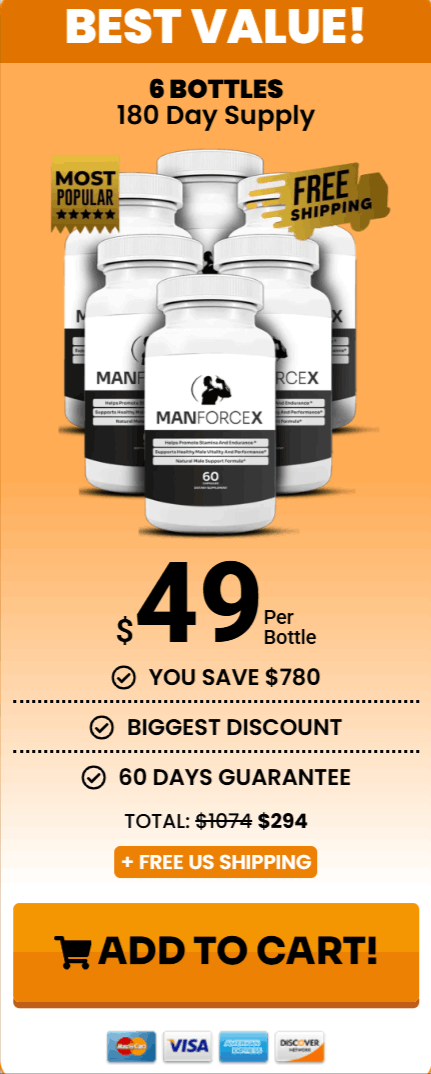 ManForceX price 6 bottle